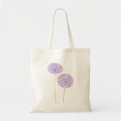 2 paarse Allium waterverf Tote Bag (Voorkant)