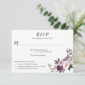 #2 Paarse Plum Pink Pioenrozen Boeket Menu Keuze (Staand voorkant)