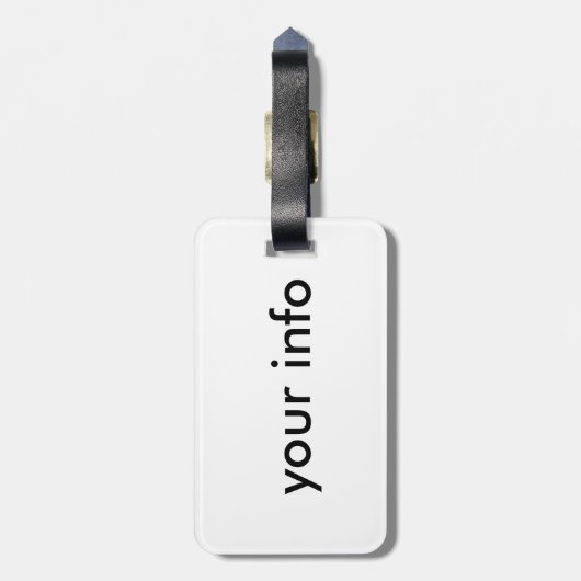 2 paarse zeemeerminnen bagagelabel (Achterkant verticaal)