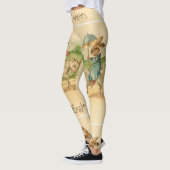 2 paasbunnies op lammeren leggings (Links)