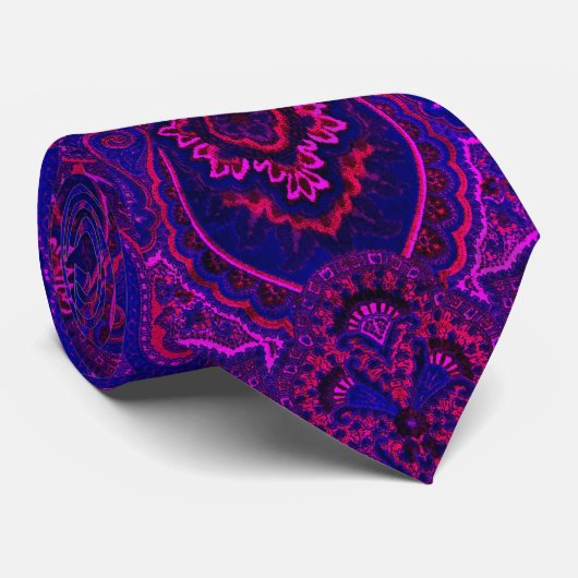 2 Paisley versie 2020 Stropdas (Opgerold)