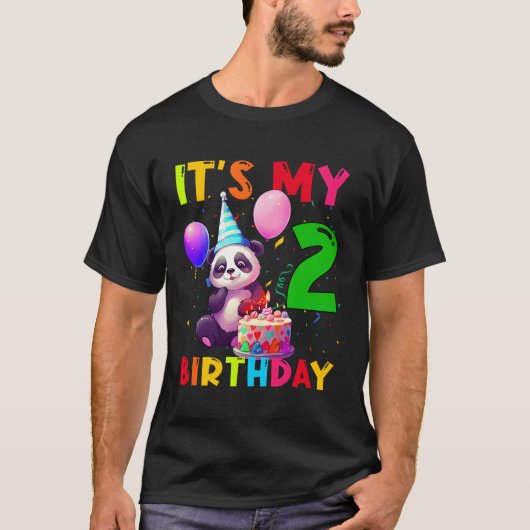 2 Panda 2e Panda T-shirt (Voorkant)