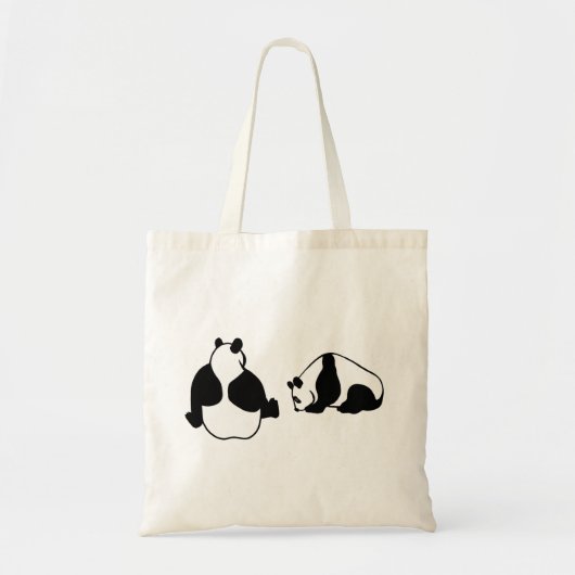 2 panda tote bag (Voorkant)