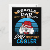 2 Papa Beagle Pa Cooler Briefkaart (Voorkant / Achterkant)
