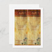 2 Peacock Feather Save the Date Bladwijzer Aankondigingskaart (Voorkant / Achterkant)