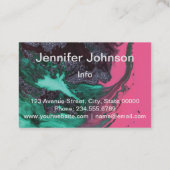 2. Persoonlijke kaart, abstract Visitekaartje (Achterkant)