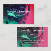 2. Persoonlijke kaart, abstract Visitekaartje (Voorkant / Achterkant)