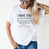 2 persoonlijkheden Morally Grey Smut Romatasy Boek T-shirt