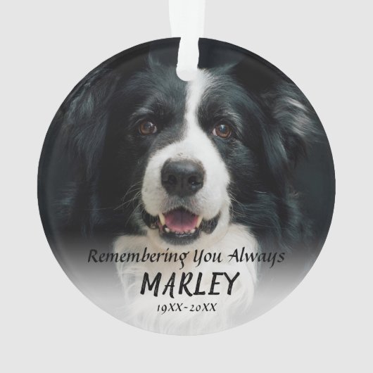 2 Pet-herdenking 2021 Kerstmis Ornament (achterkant)