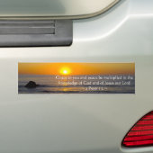 2 Peter 1:2 Bumpersticker (Op auto)