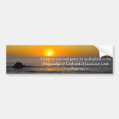 2 Peter 1:2 Bumpersticker (Voorkant)