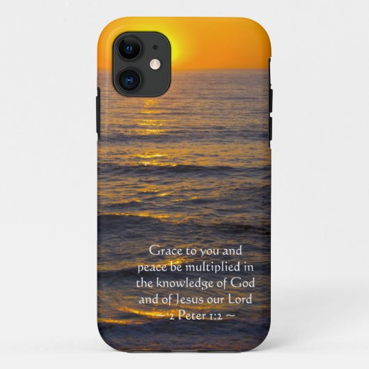2 Peter 1:2 Case-Mate iPhone Case (Achterkant)