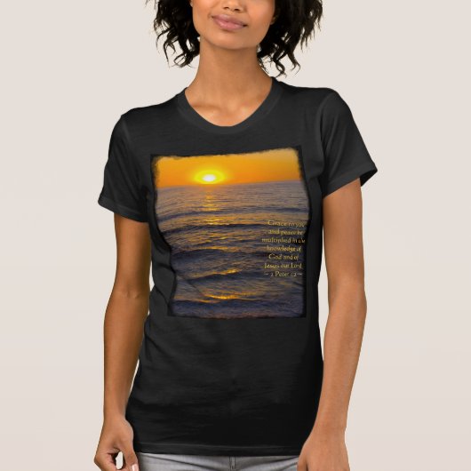 2 Peter 1:2 T-shirt (Voorkant)