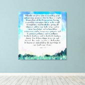 2 Peter 1:4-8  Canvas Afdruk (Insitu (Houten vloer))