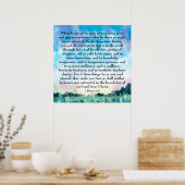 2 Peter 1:4-8 Poster (Keuken)