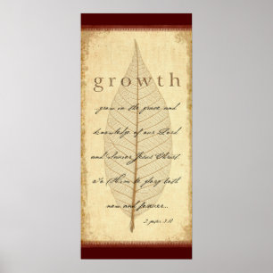 2 Peter 3:18 Poster
