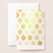 2 Photo Collage Merry Christmas Green Holiday Card Folie Kaarten (Met envelop)