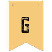 2 Photo Custom Colorful Birthday Photo Template  Vlaggetjes (Tweede vlag)