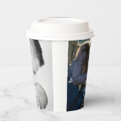 2 Photo Custom Double Sided  Papieren Bekers (Links)