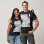 2 Photo Custom Double Sided T-shirt (Unisex)