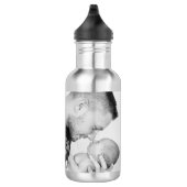 2 Photo Custom Double Sided  Waterfles (Rechts)