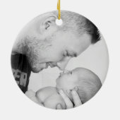 2 Photo Custom  Keramisch Ornament (Achterkant)