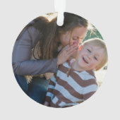 2 Photo Custom Ornament (achterkant)