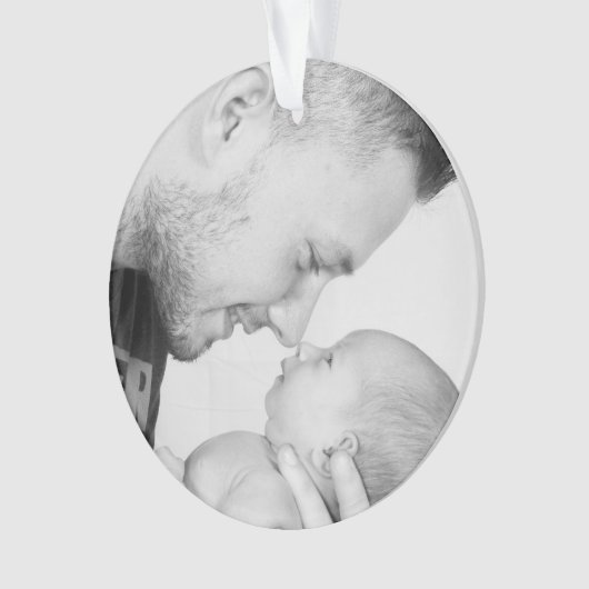 2 Photo Custom  Ornament (voorkant)