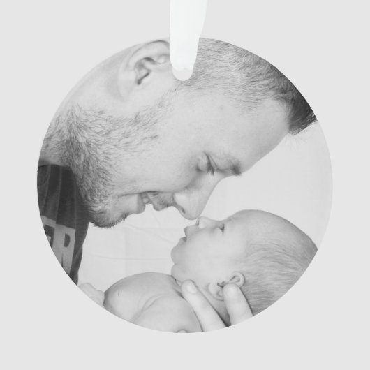 2 Photo Custom Ornament (voorkant)