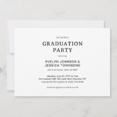 2 Photo Double Graduation Party  Kaart (Achterkant)