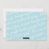 2 Photo Holiday Card in alle richtingen lachen Feestdagenkaart (Achterkant)