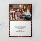 2 PHOTO kerstverlichting Rustige groet Feestdagen Kaart (Binnen)