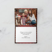 2 PHOTO kerstverlichting Rustige groet Feestdagen Kaart (Binnen)