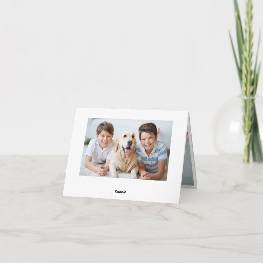 2 PHOTO Pine Cones Wreatry kerstabel Feestdagen Kaart (Achterkant)