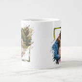 2 Photo Scribble Frame Template Personalized Grote Koffiekop (Voorkant)