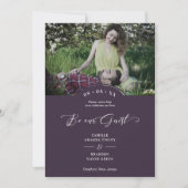 2 Photos Collage Minimalist Be our Guest Save The Date (Voorkant)