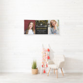2 Photos Congratulations Golden Bokeh Graduation Spandoek (Insitu)