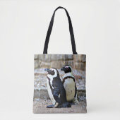 2 pinguïns tote bag (Voorkant)