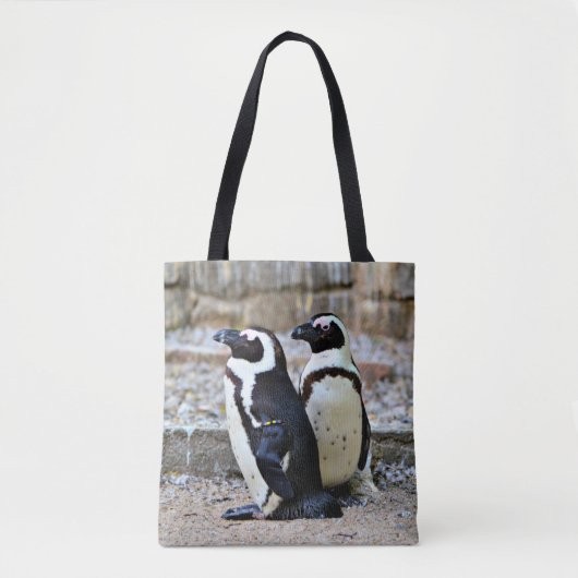 2 pinguïns tote bag (Voorkant)