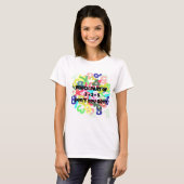 2 Plus 2 Gelijk aan 5 vrouwen T-shirt (Voorkant volledig)