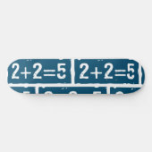 2 plus 2 is 5 persoonlijk skateboard (Horizontaal)