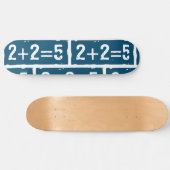 2 plus 2 is 5 persoonlijk skateboard (Horizontaal)