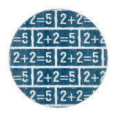 2 plus 2 is 5 snijplank (Voorkant)