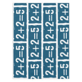 2 plus 2 is 5 tafelkleed (Voorkant)