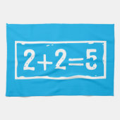 2 plus 2 is 5 theedoek (Horizontaal)