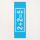 2 plus 2 is 5 yogamat (Voorkant)