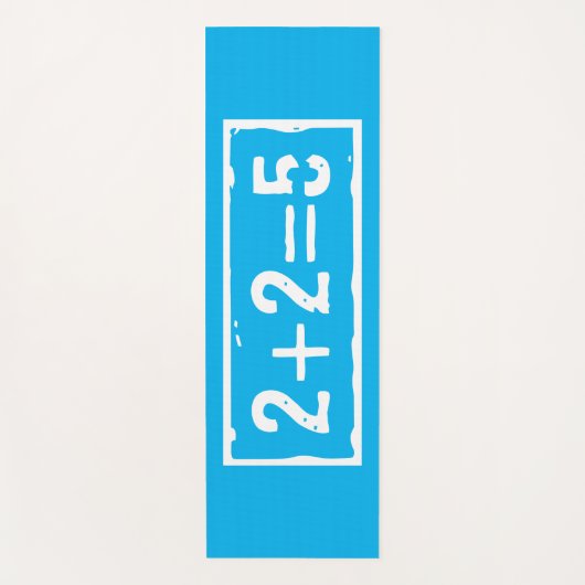 2 plus 2 is 5 yogamat (Voorkant)