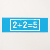 2 plus 2 is 5 yogamat (Voorkant (horizontaal))