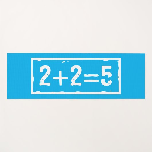 2 plus 2 is 5 yogamat (Voorkant (horizontaal))