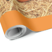 2 pompoen cadeaupapier (Rol Hoek)